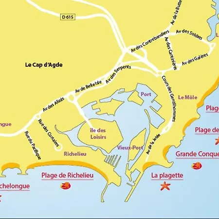 Duplex Climatisé, Quartier Richelieu, Proche Plages, Garage, Cap D'agde - Fr-1-749-18 *